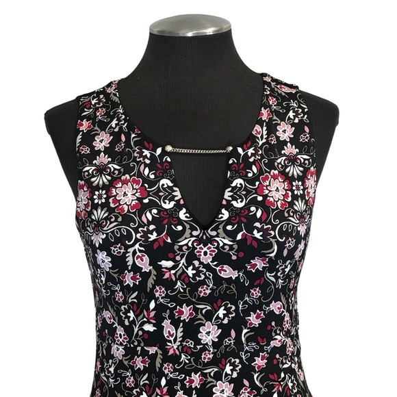 White House Black Market - Sleeveless Pullover Floral Top – Extra Small XS - Picture 3 of 11